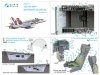 Quinta Studio QD32111 F/A-18A++ 3D-Printed & coloured Interior on decal paper (Academy) 1/32